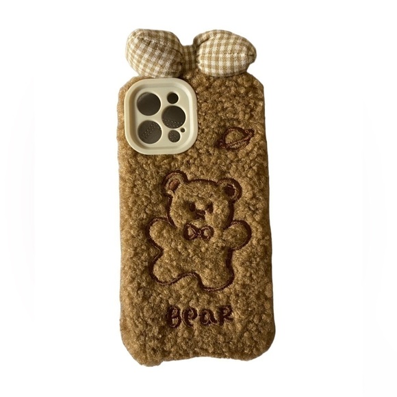 NWOT Adorable Bear iPhone 12 Pro Cellphone Case - Picture 1 of 4